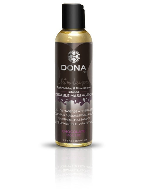 DONA Kissable Massage Oil Chocolate Mousse 4oz/118ml